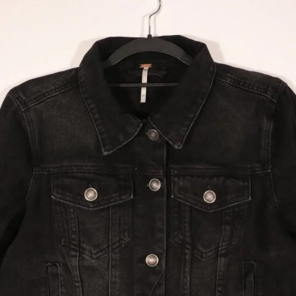 NWT Free People X Revolve Rumors Jacket in Black - Picture 16 of 16